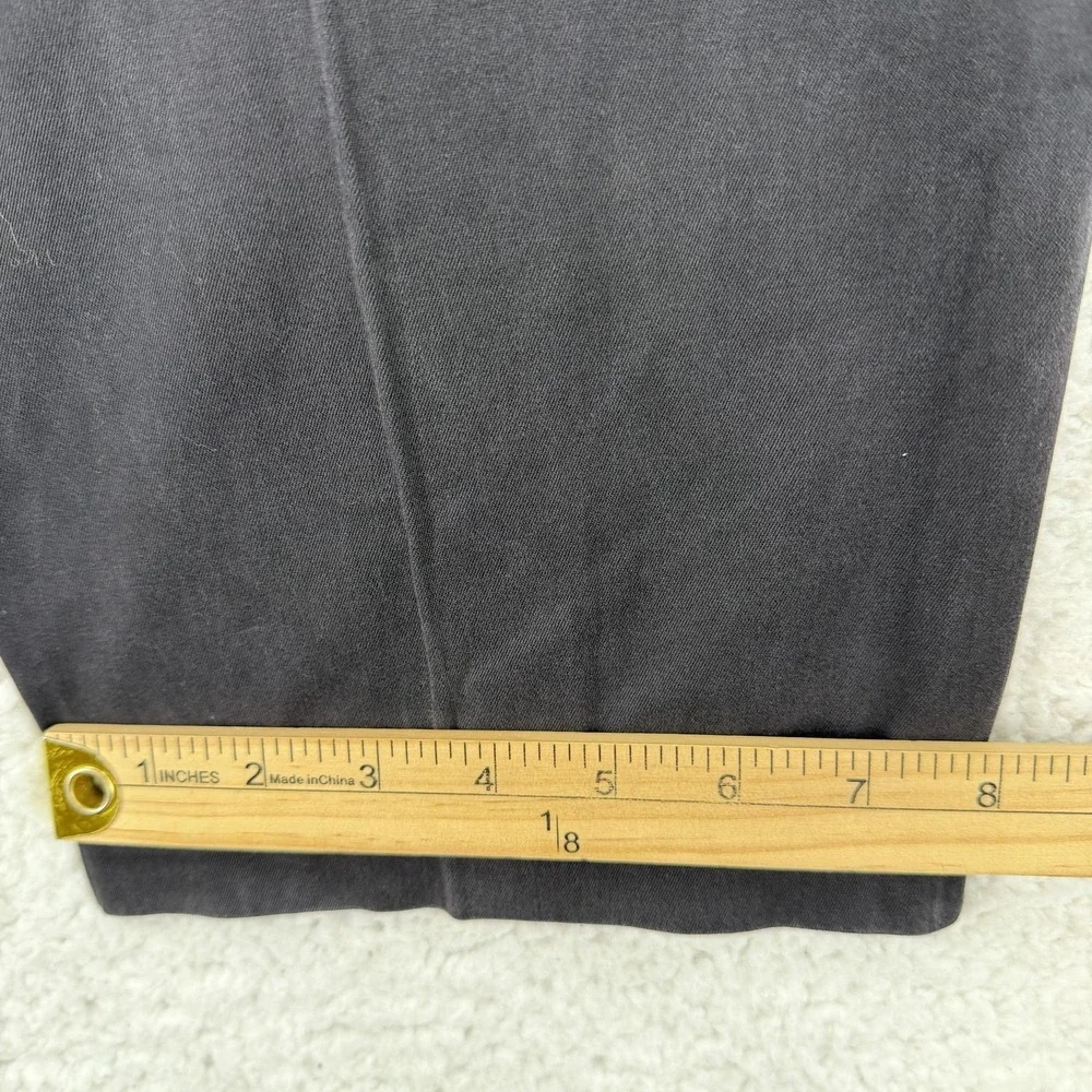 Hugo Boss Chino Pants Mens 40x30 Gray Classic Fit Cotton Canvas Pleated Office